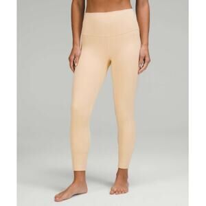 Lululemon Align High-Rise Pant 25" Tights Prosecco Beige Stretch W5CTCS Size 6